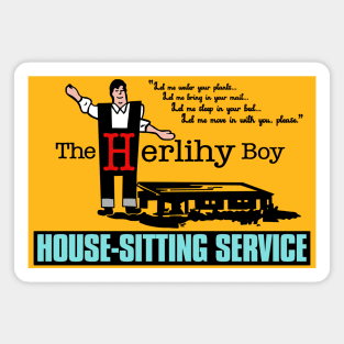 The Herlihy Boy House-Sitting Service Magnet